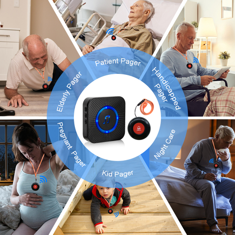 CC03+DS04+E-01AB Door Chime Daytech Wireless Door Sensor for Business Home Office When Entering Door Sensor Chime 