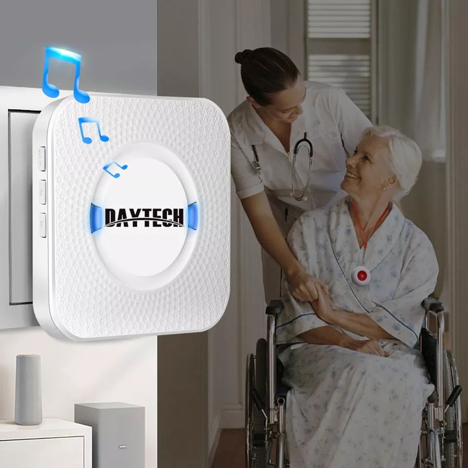 Daytech CC01 DAYTECH Wireless 100M Help System SOS Wireless Call Button Caregiver Pager