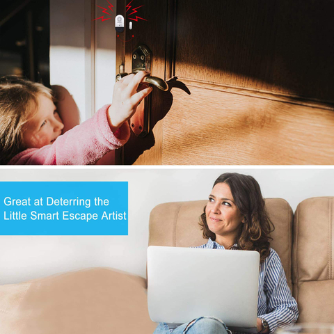 Daytech 8 Magnetic Sensors Wireless Magnetic Door Sensor 