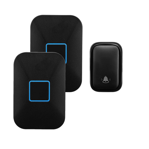 Daytech DB09 self powered long range door chime custom logo wireless door bell waterproof outdoor doorbell