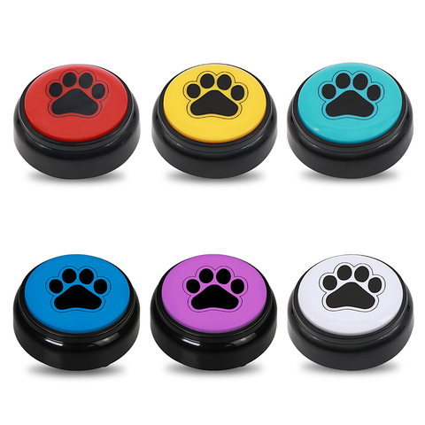 Daytech RB05-6 Pet Talking Voice Button Sound Dog Training Speak Buttons