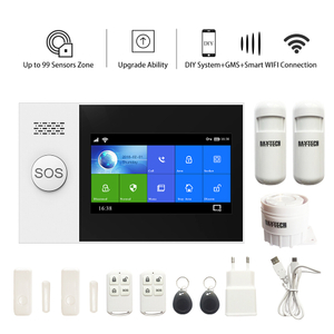 Daytech Wireless siren system WIFI GSM 3G network alarm system burglar alarm