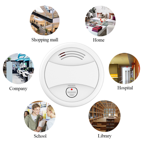 DAYTECH SM10 Wireless Smoke Detector With WIFI Fire Alarm Sensor Security System Tuya APP