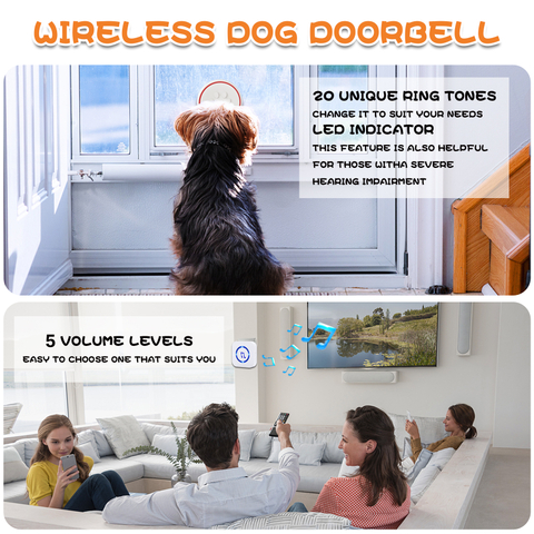 Daytech CB19-2-2 Pet go home doorbell Button