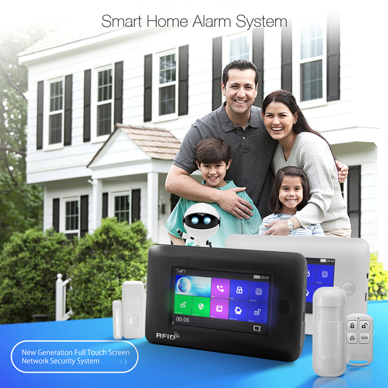 Daytech TA03 Wireless Remote Control WIFI smart Home Security System window and Door Alarm Sensor with tuya app GSM alarm system