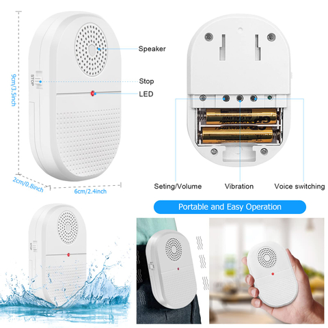 Daytech VP02JF Bed Sensor Alarm Caregiver Pager 
