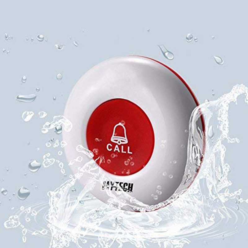 Daytech Caregiver Pager Call Button Home Alert System Alarm for Elderly
