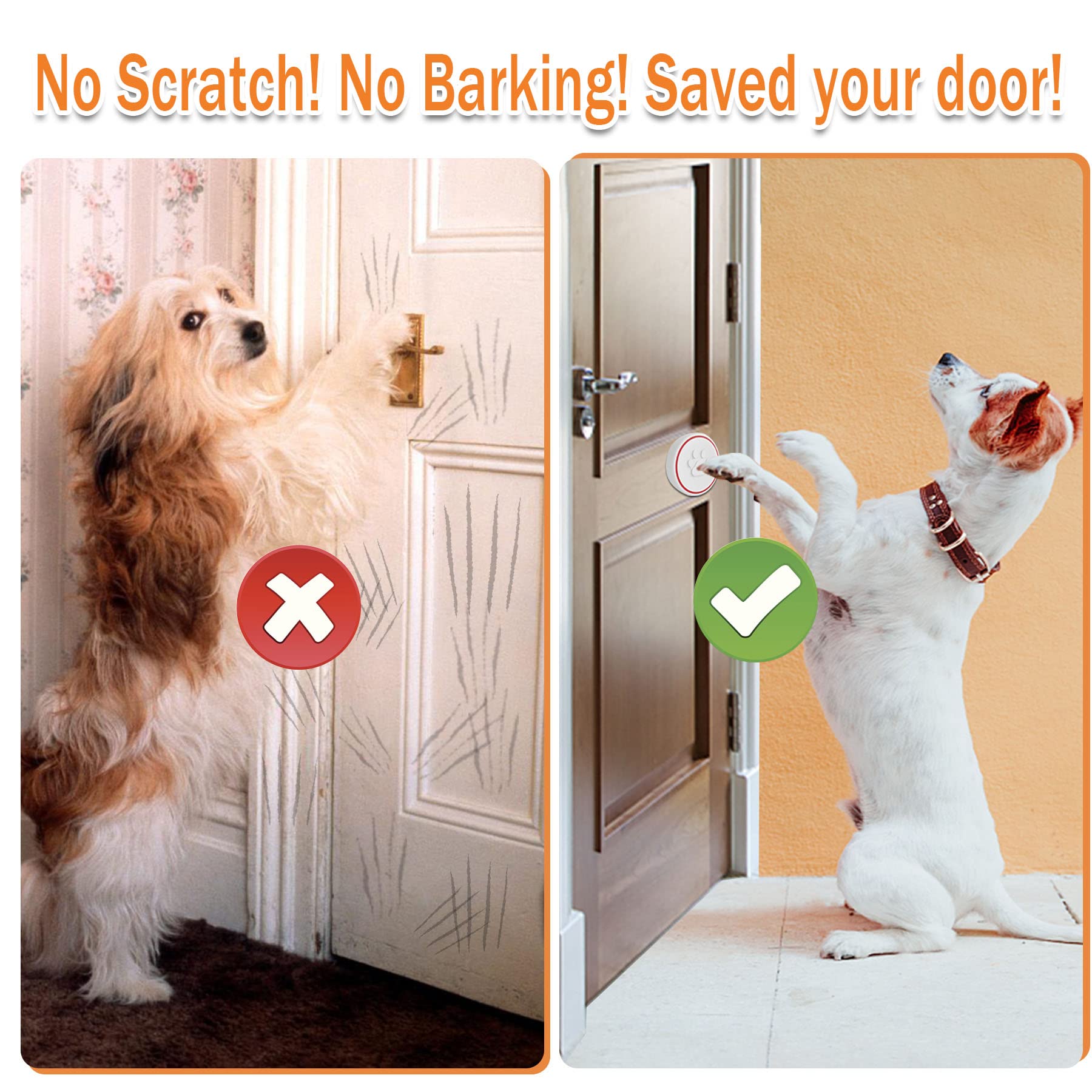 Daytech Dog Doorbells-Dog Door Bell for Potty Training