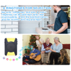 Daytech Vibration light and sound 3 in 1 wireless caregiver pager ​for deaf hearing impaired people