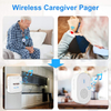 Daytech Wireless Caregiver Pager Call Button Medical Nurse Alert System Alarm and Panic Button for Home/Patients/Disabled wholesale rechargeable wireless caregiver pager call wireless pager manufactur