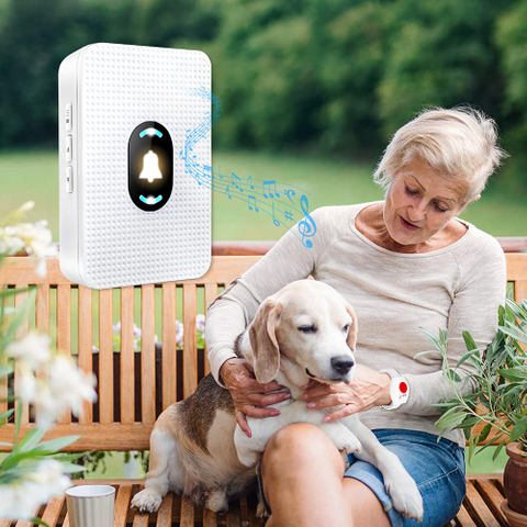 Daytech Wireless Caregiver Pager Call Button Elderly Medical Nurse Alert System for Elderly Monitoring/Seniors