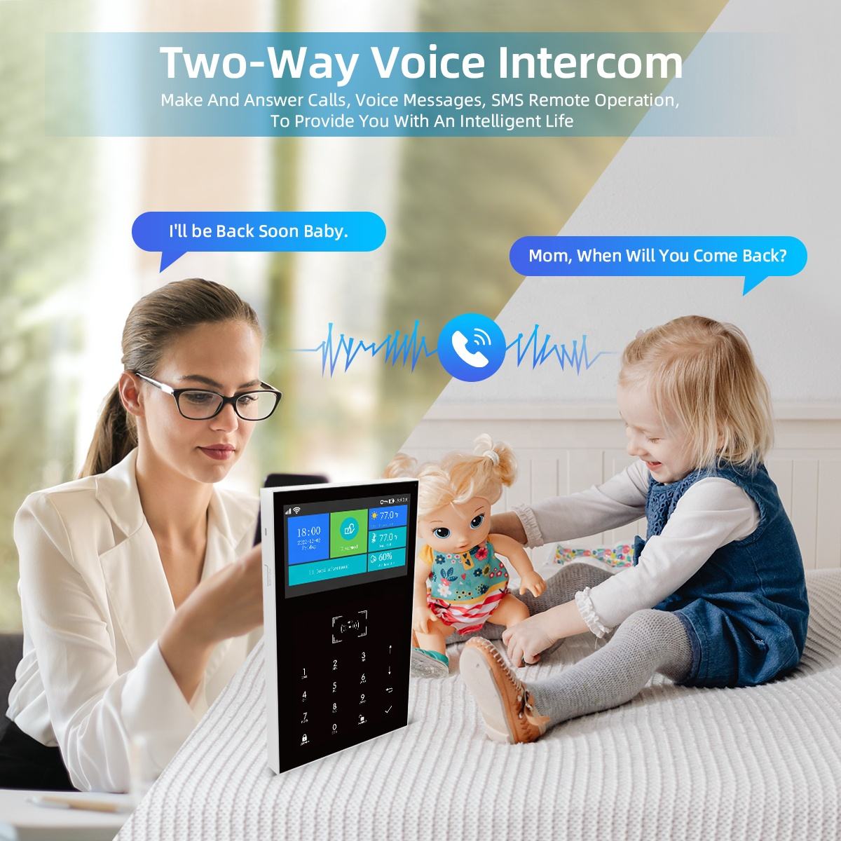 DAYTECH TA06 Wireless Intruder Touch Screen Alarm System