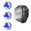 Pager For Restaurant Wireless Call System Waterproof Vibrating Wrist With Pager/ Calling Receiver Waiter Watch