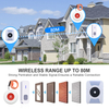Daytech CC21 Battery deaf door bell vibration flashing light siren 3 in 1 pagers