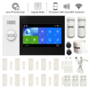 Daytech TA04-KIT4 Tuya APP Control Full Touch Screen Home Security WiFi GSM Alarm System 